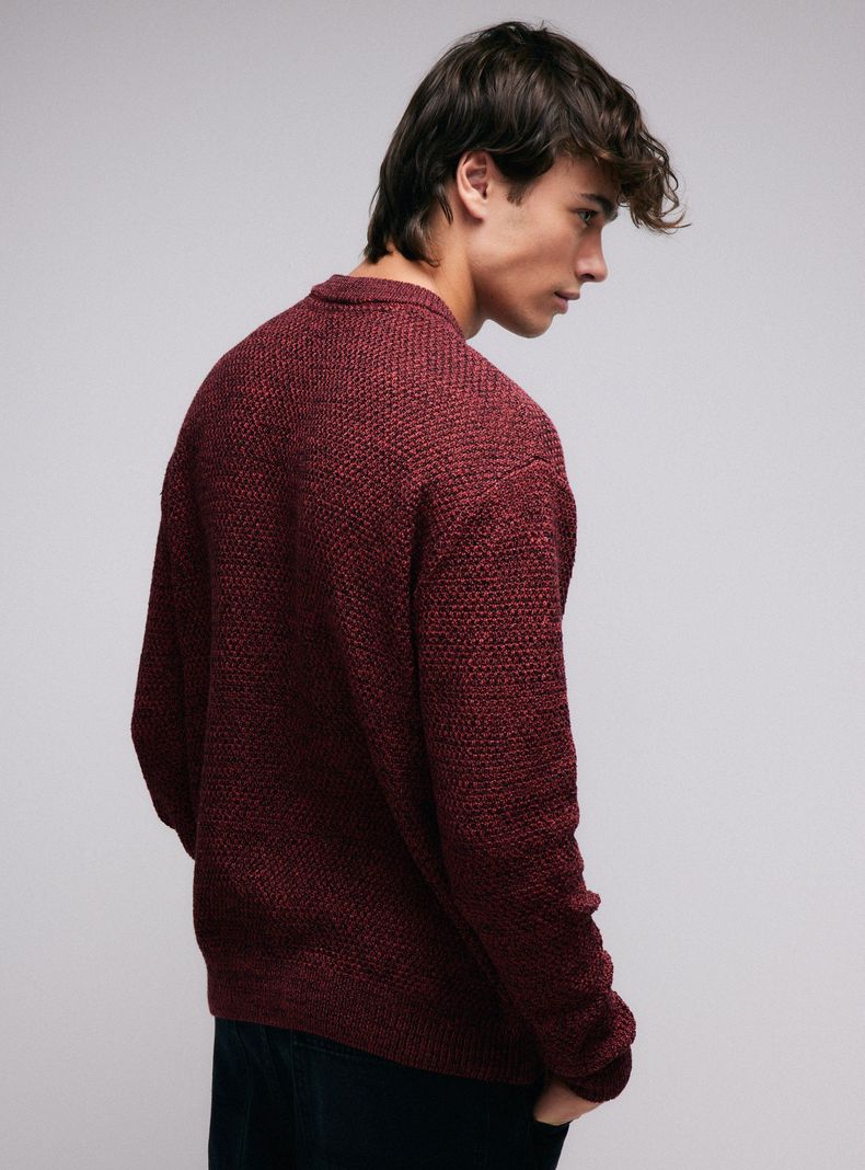 Sweater Rayas Cuello Redondo-1