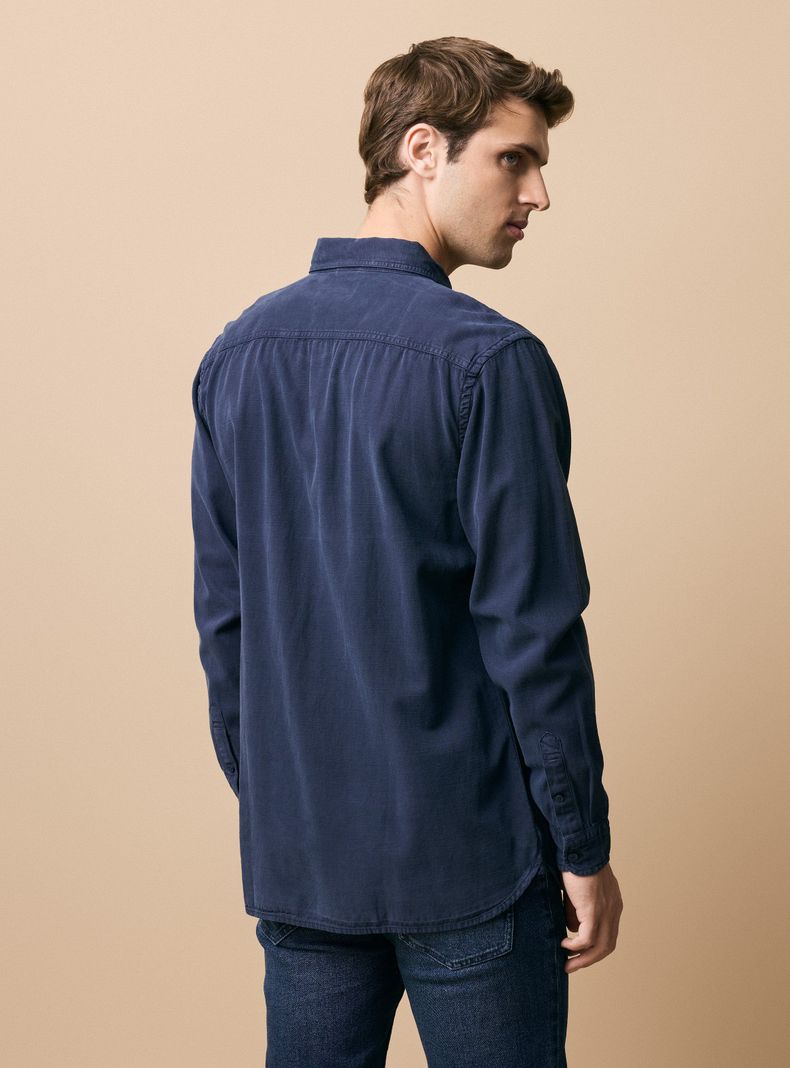 Camisa Lisa Twill color-1