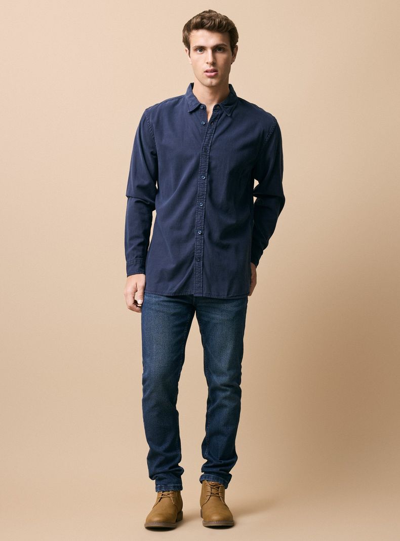 Camisa Lisa Twill color-4