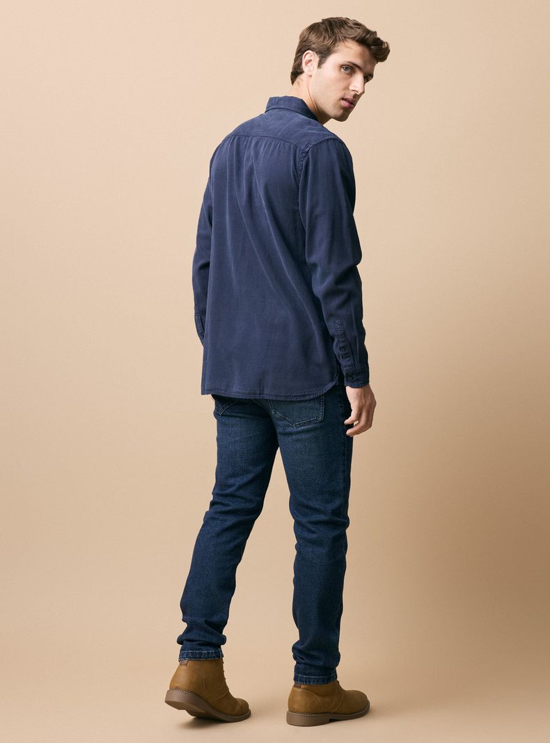 Camisa Lisa Twill color-5