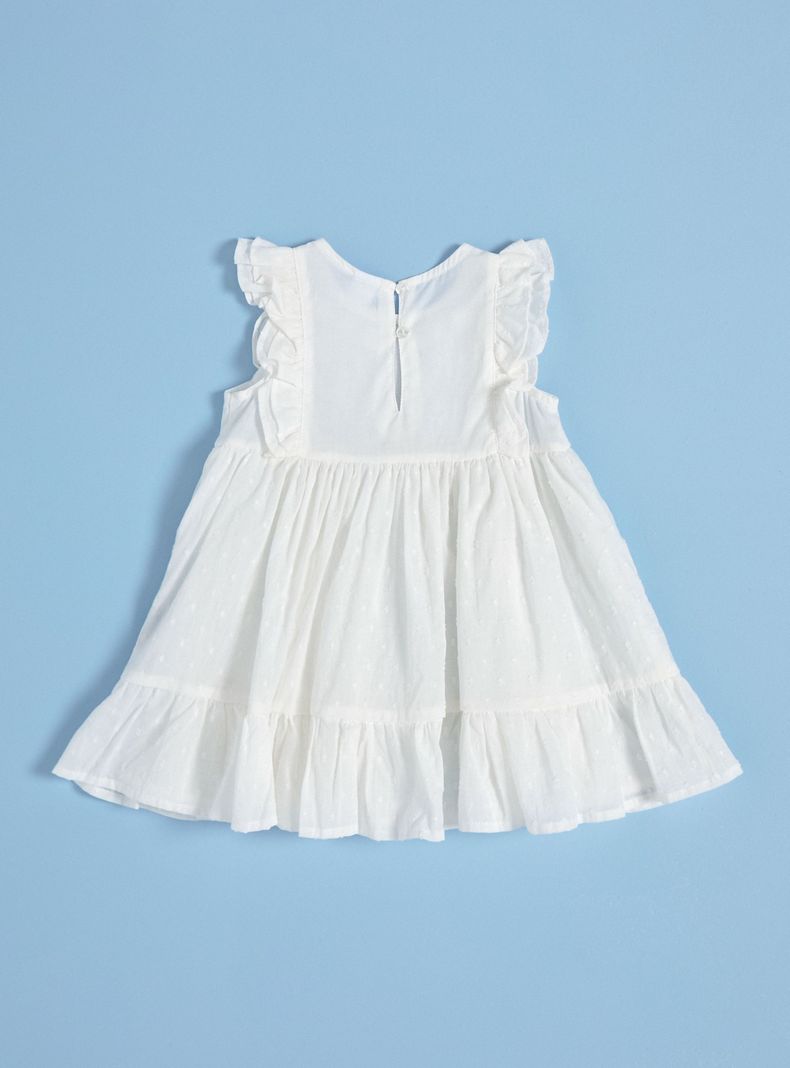 Vestido con Bordados y Vuelos-1