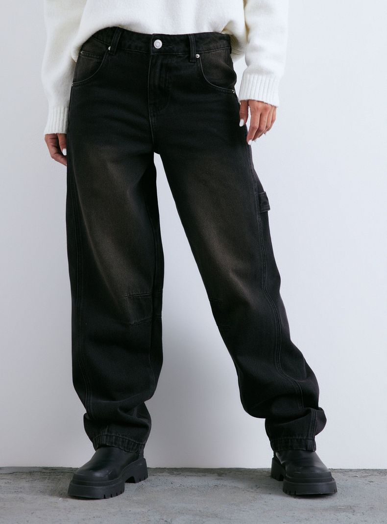 Jeans Balloon Tiro Bajo-0