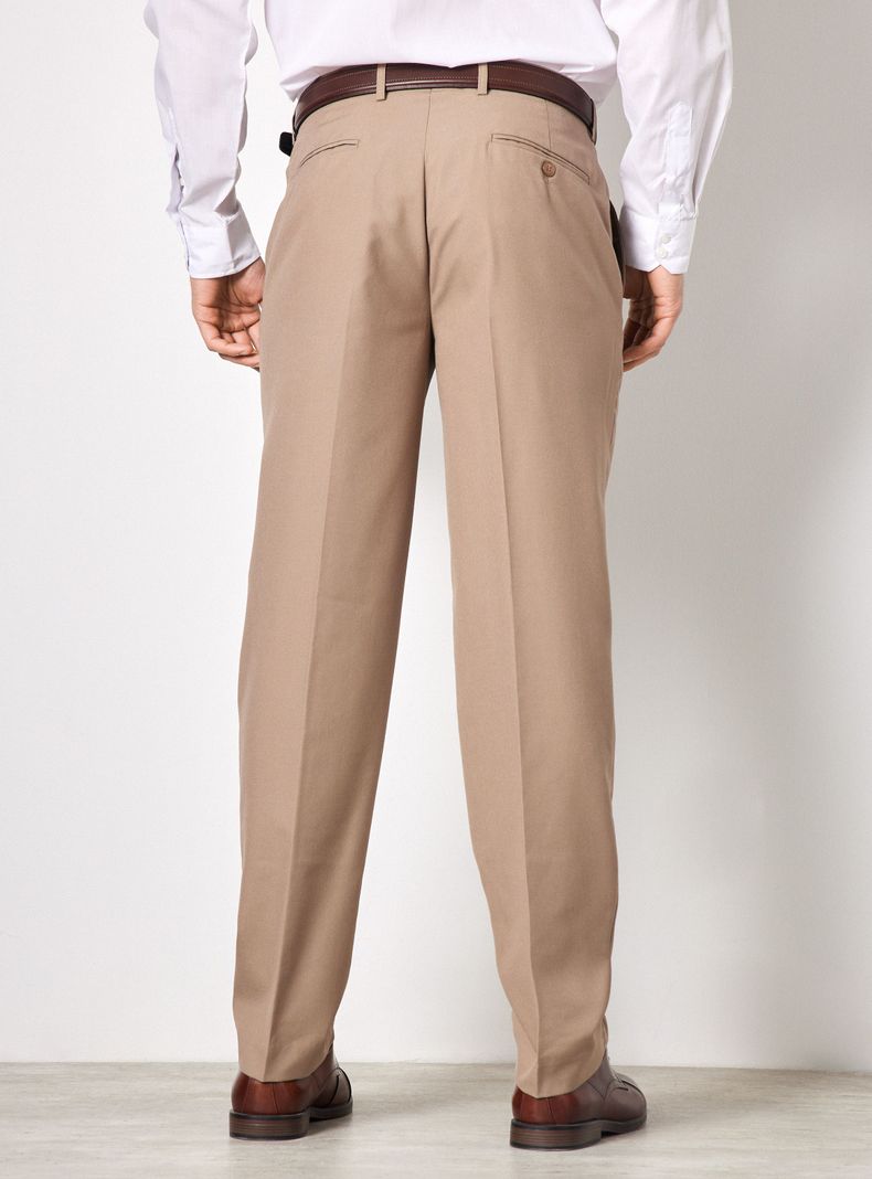 Pantalón Vestir Regular Fit Colores Lisos-1