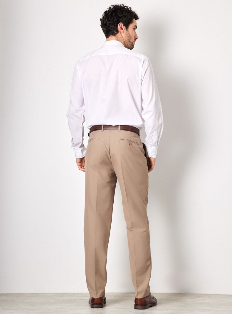 Pantalón Vestir Regular Fit Colores Lisos-5