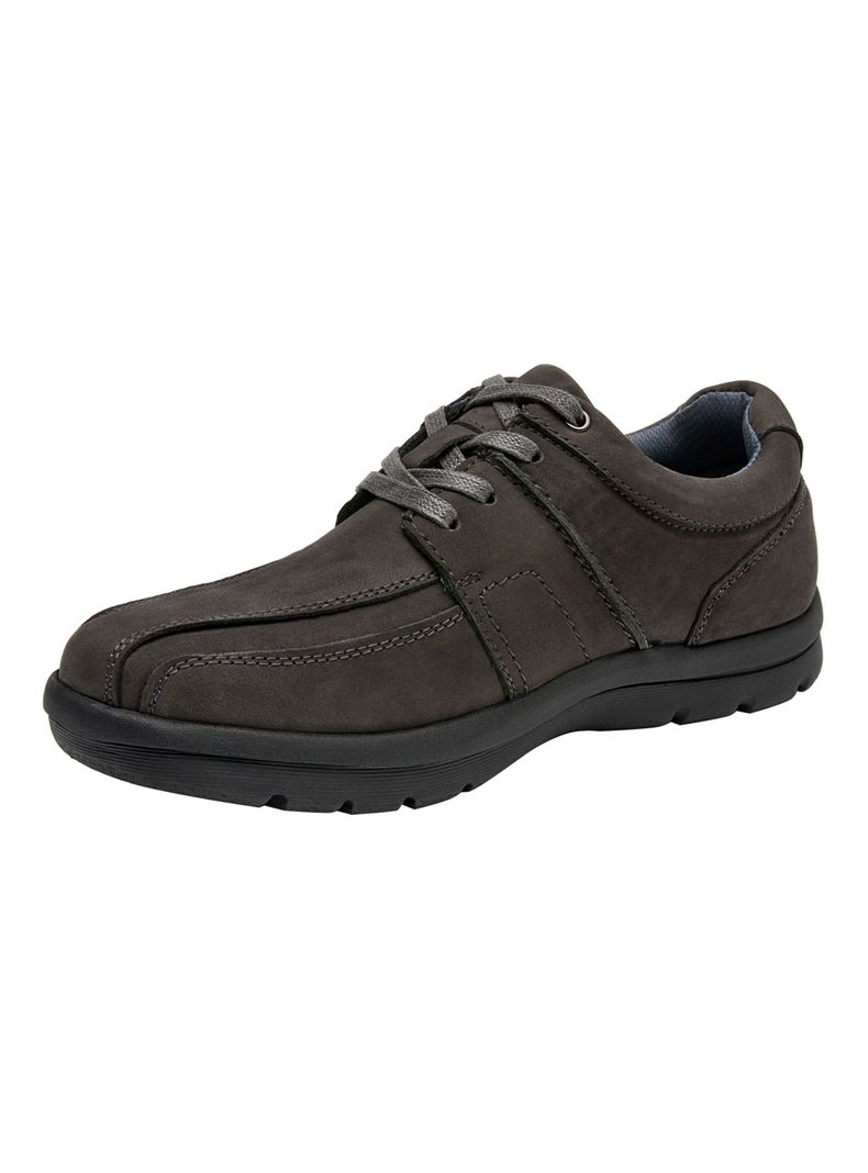 Zapato Casual Sport Cuero Acordonado L166 Hombre-3