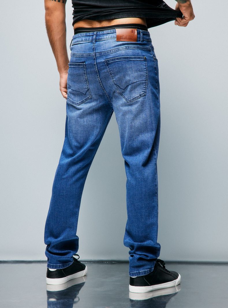 Jeans Slim Fit Medio 3 Básico-1