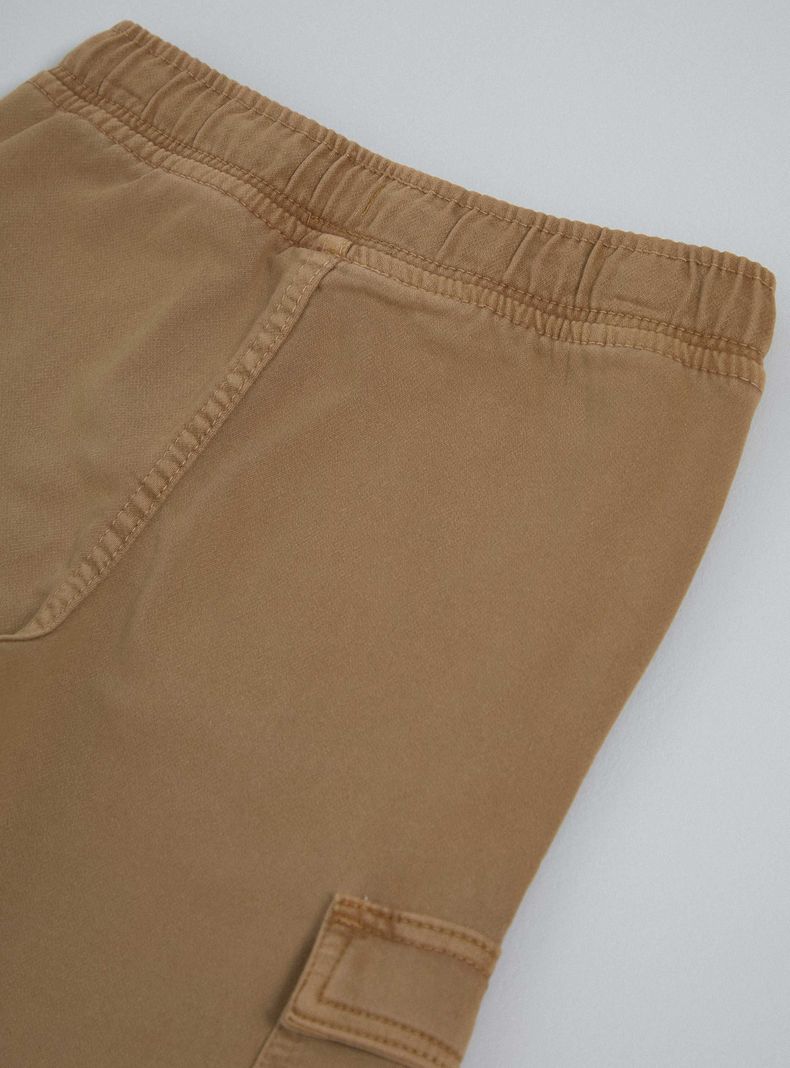 Jeans Knit Denim Color Cargo-2