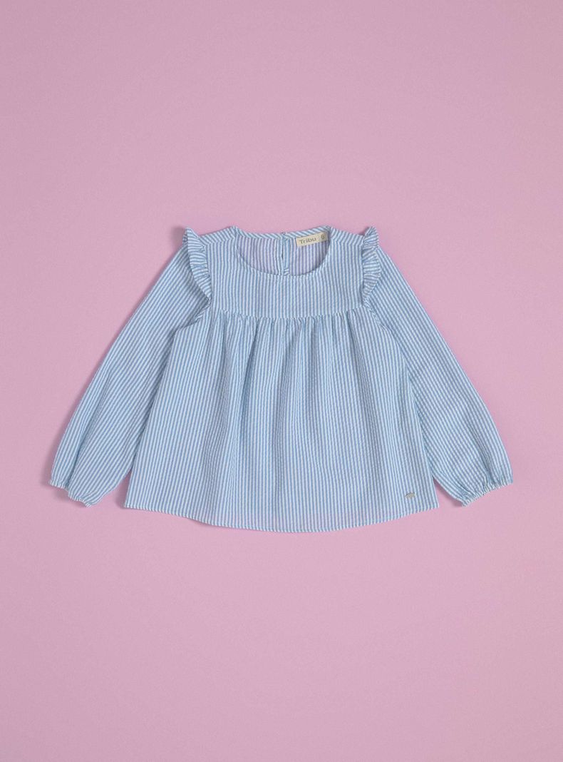 Blusa Rayas Seersucker-2