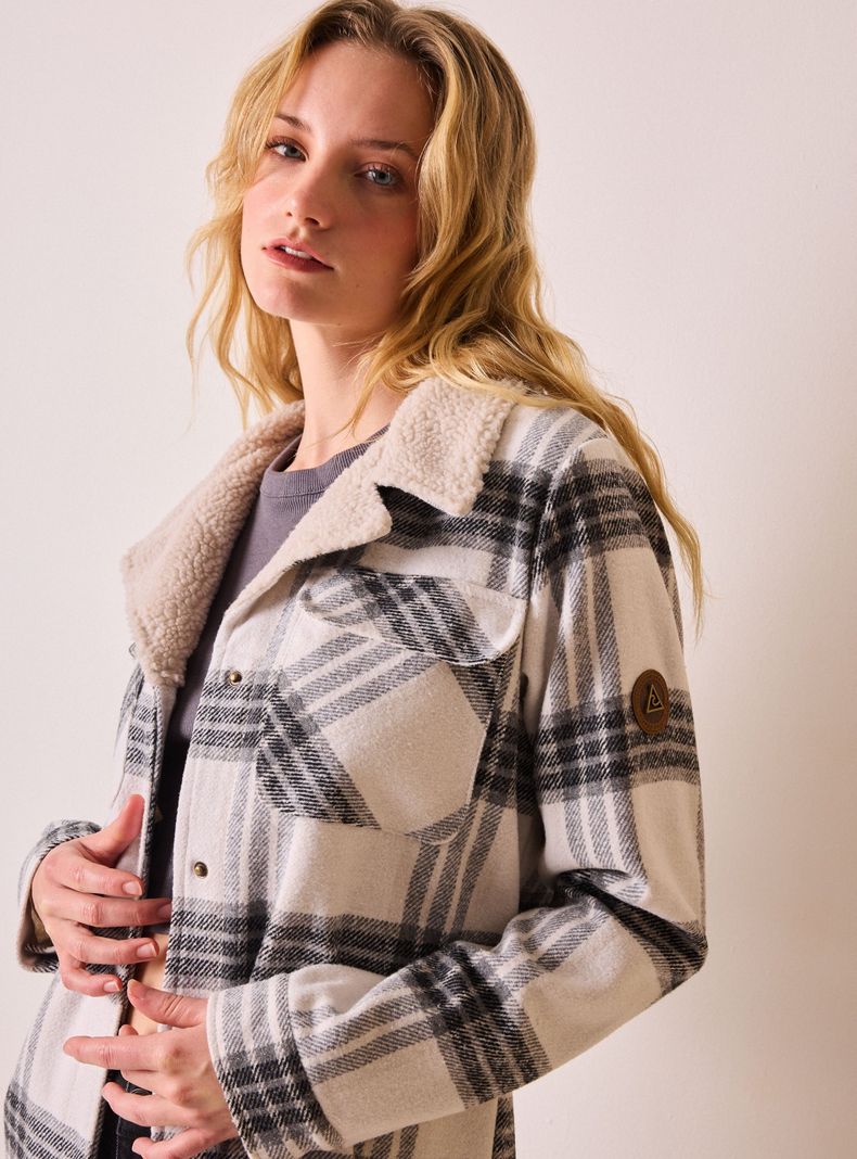 Chaqueta Diseño Cuadros Cuello Chiporro-2