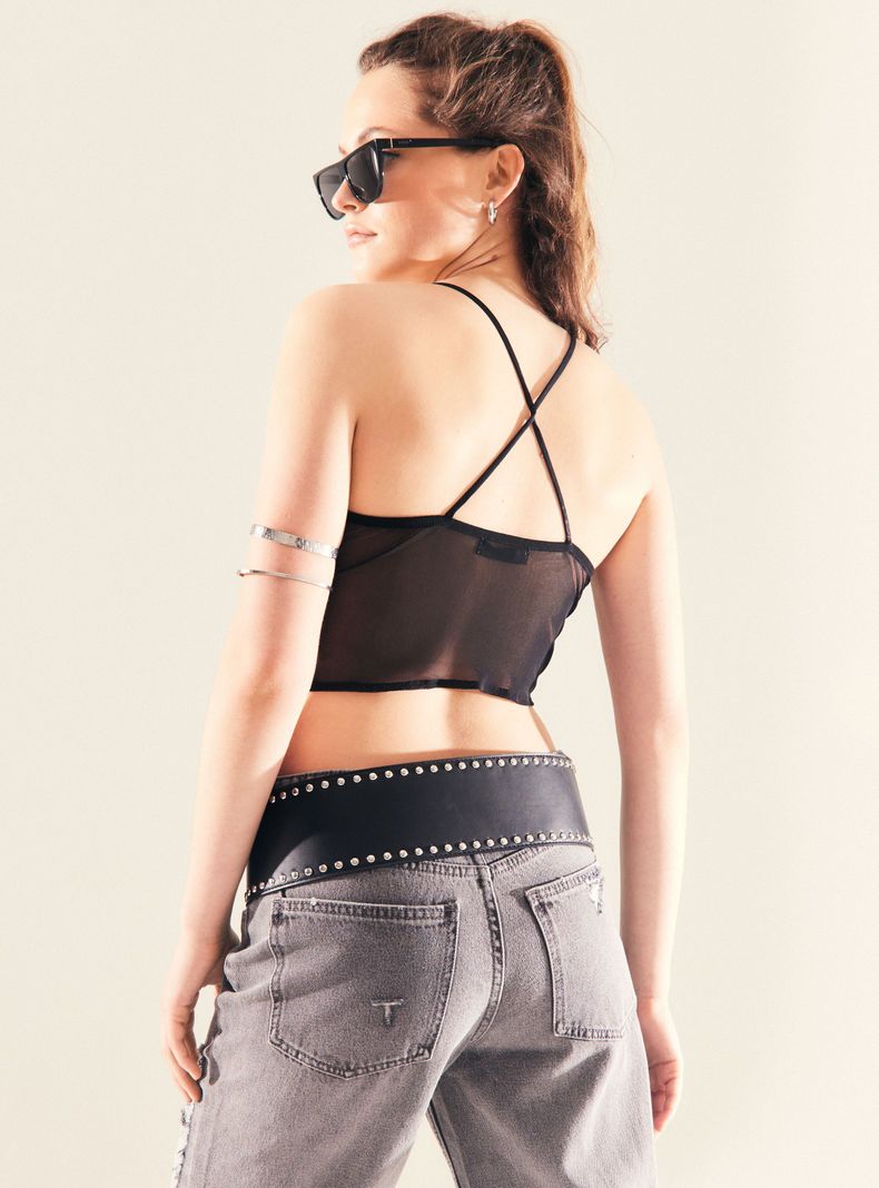 Polera Crop Mesh-1