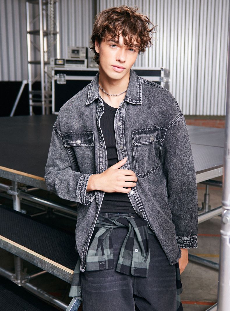 Chaqueta Sobrecamisas Relaxed Fit-0