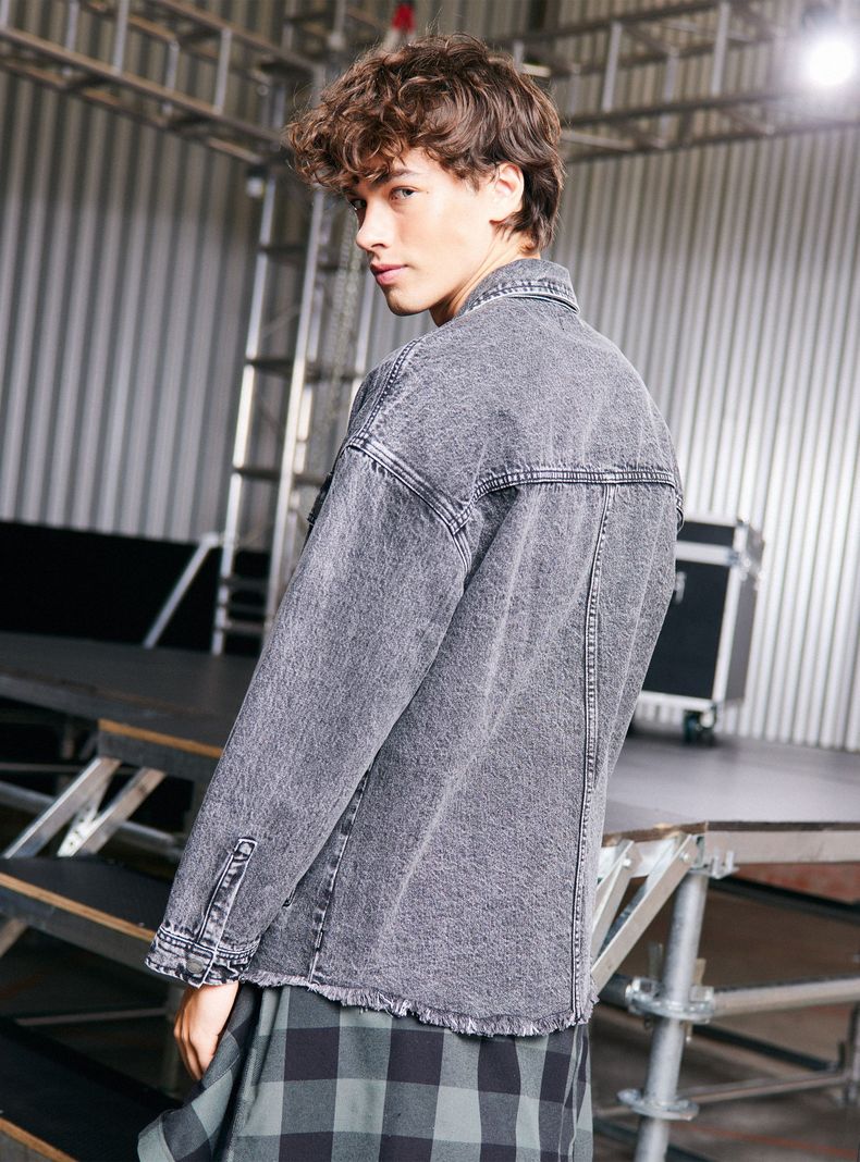Chaqueta Sobrecamisas Relaxed Fit-1