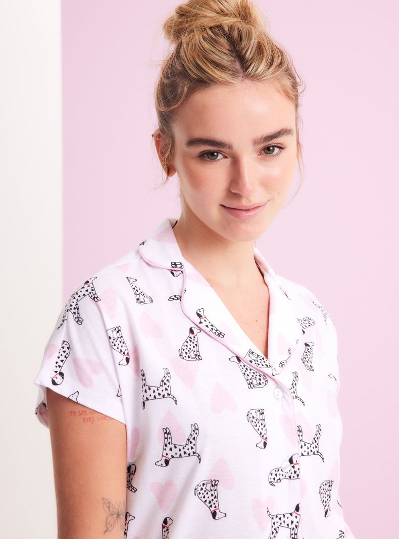 Pijama Camisero Full Print-2
