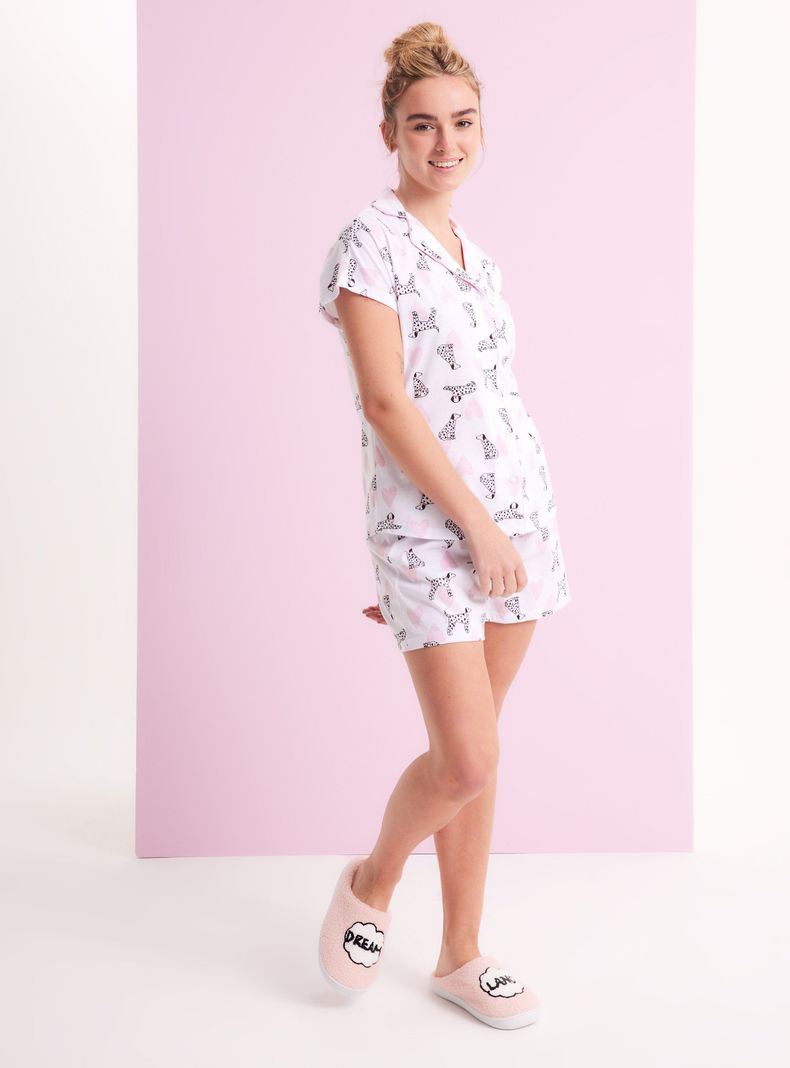 Pijama Camisero Full Print-4