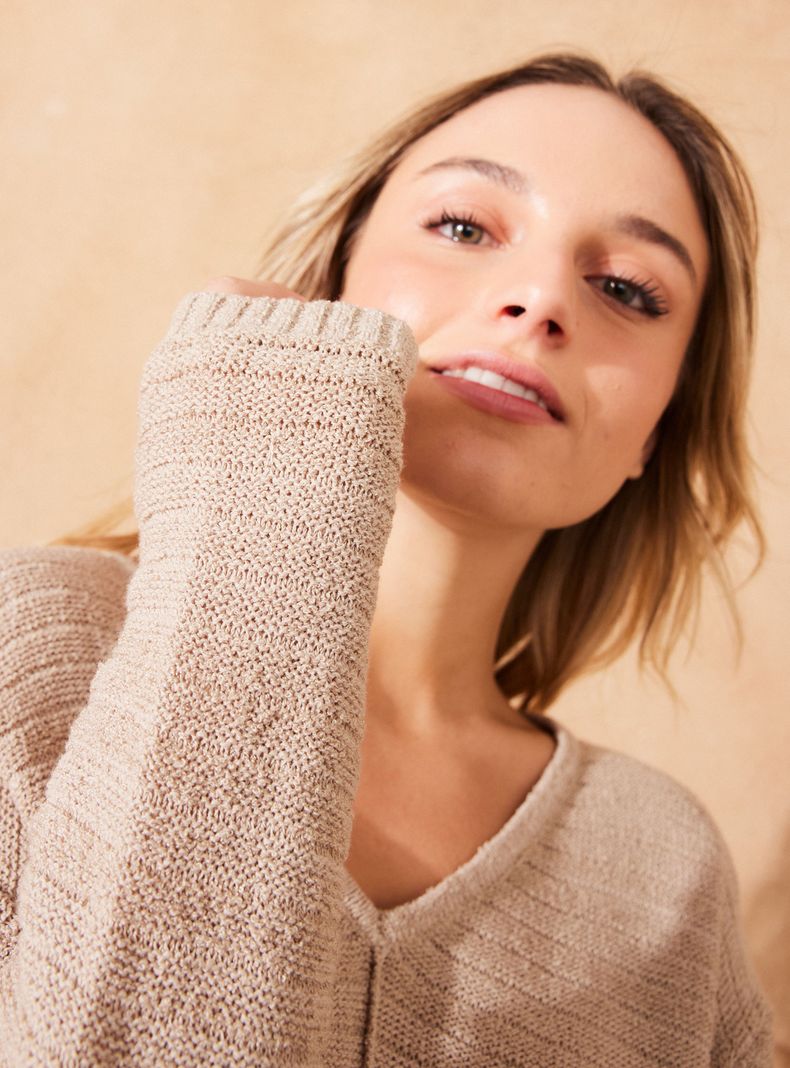 Sweater con Vena Vertical-2