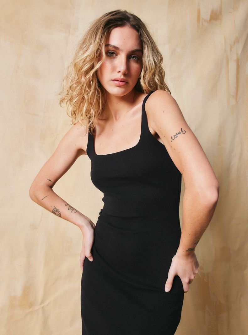 Vestido Largo sin Mangas-2