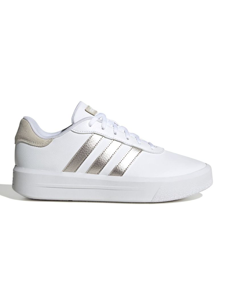 Zapatilla Urbana Monocromo Court Platform Mujer-0