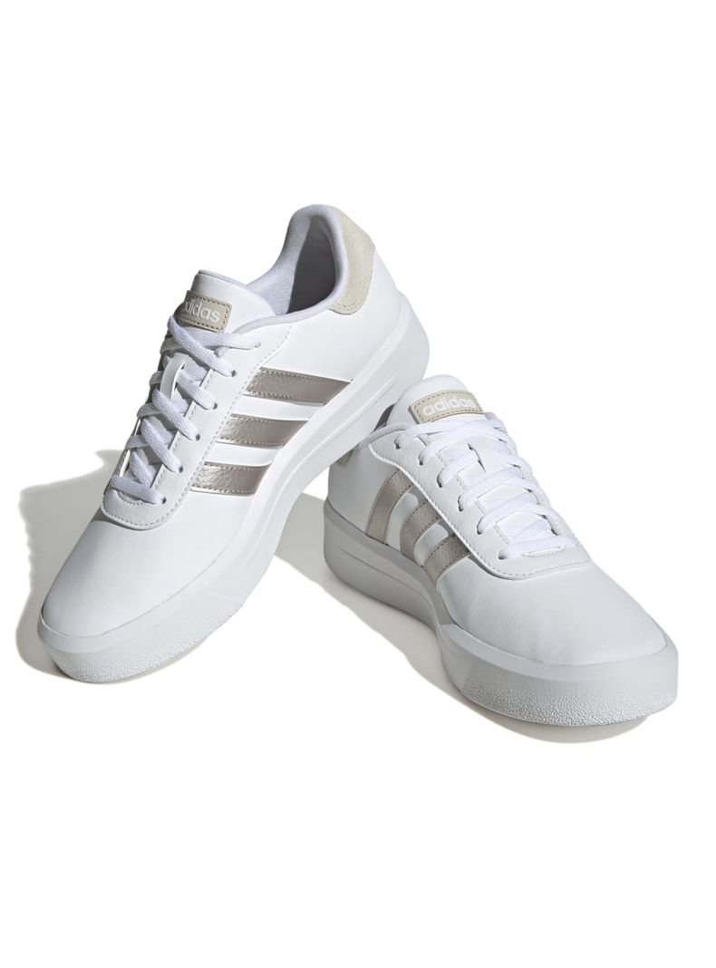 Zapatilla Urbana Monocromo Court Platform Mujer-1