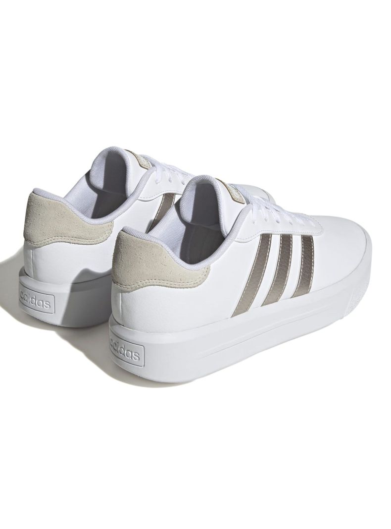 Zapatilla Urbana Monocromo Court Platform Mujer-2