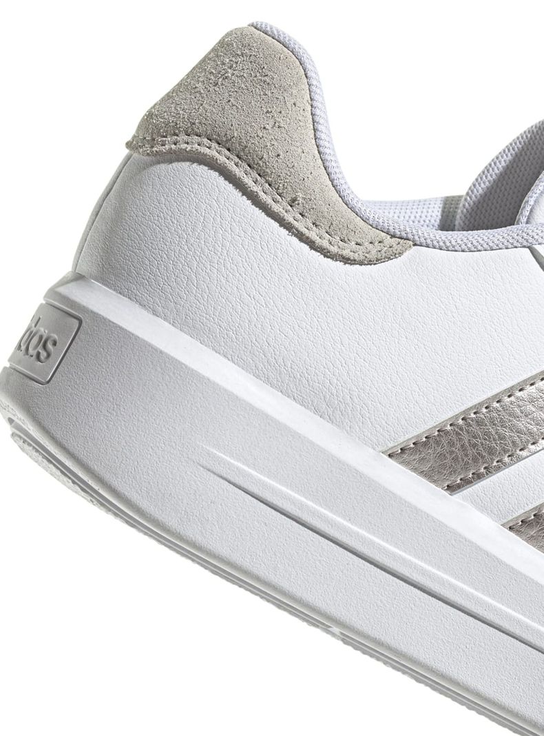 Zapatilla Urbana Monocromo Court Platform Mujer-4