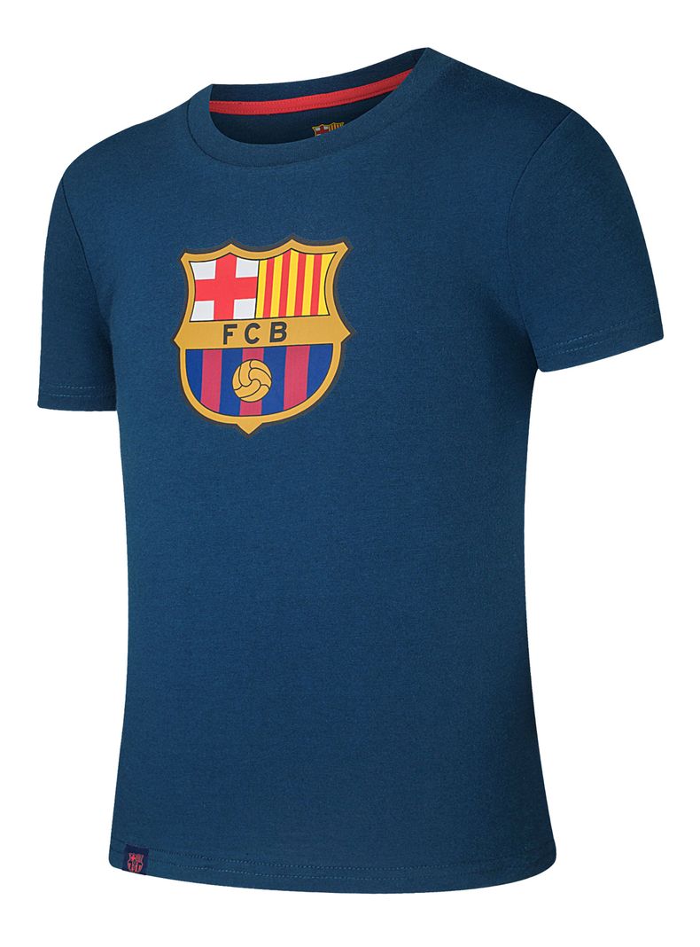 Polera Manga Corta Niños Barcelona-0