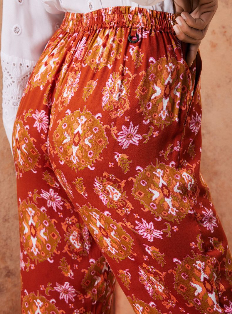 Pantalón Tela Estampada Full Color-3