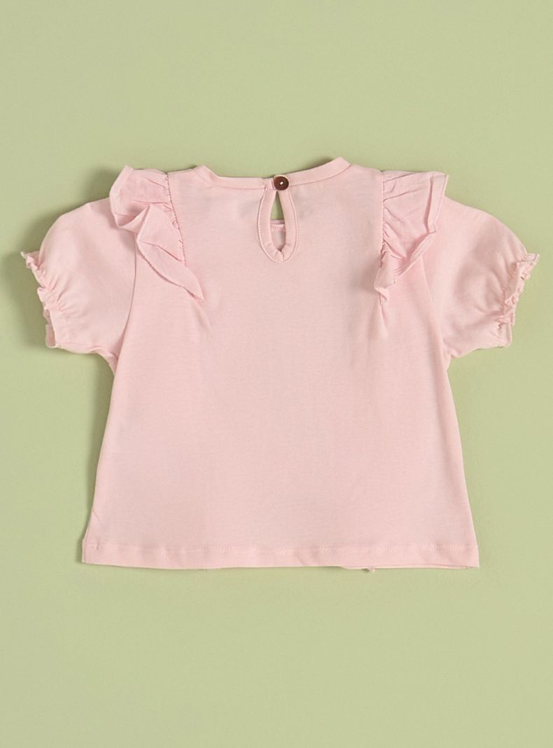 Polera con Vuelos en el Frente-1