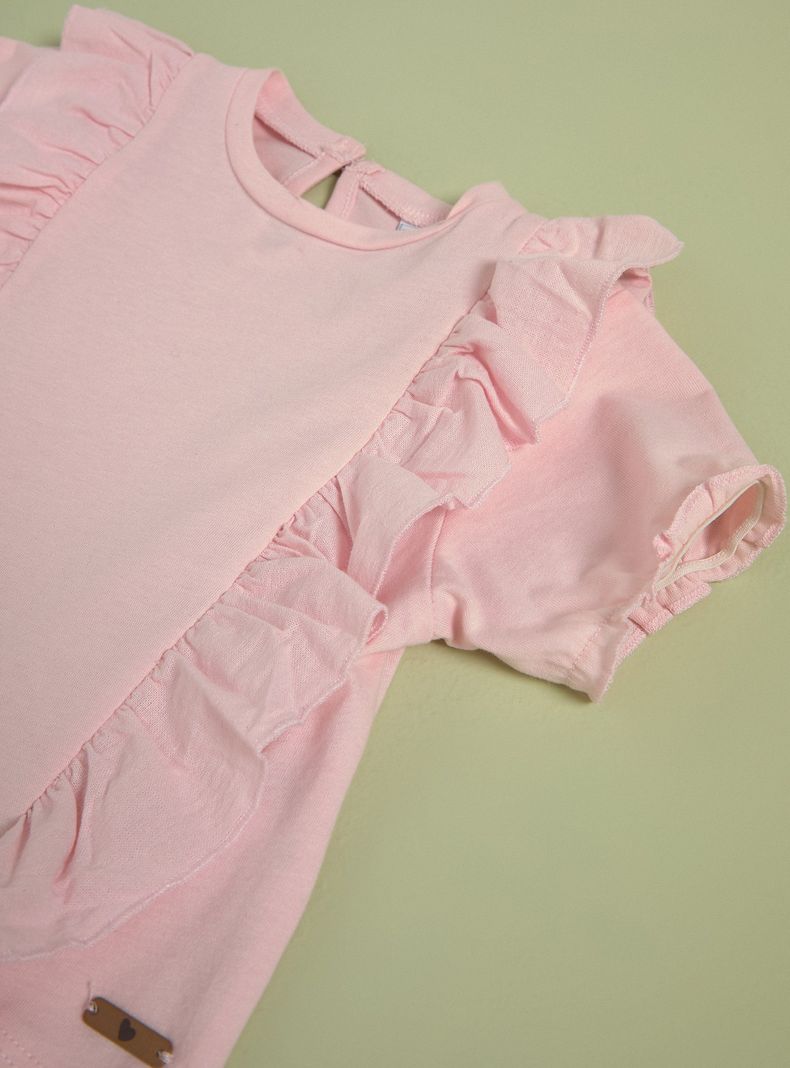 Polera con Vuelos en el Frente-2