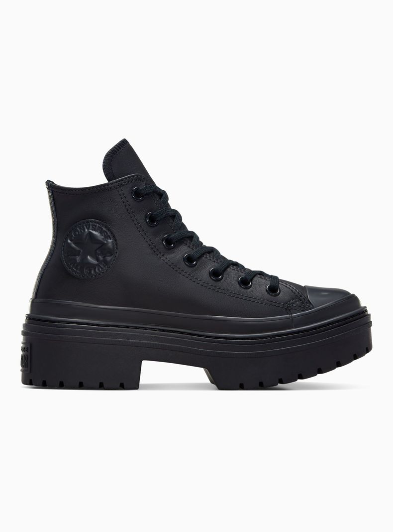 Zapatilla Urbana Cuero Chuck All Star Lugged Heel Mujer-0