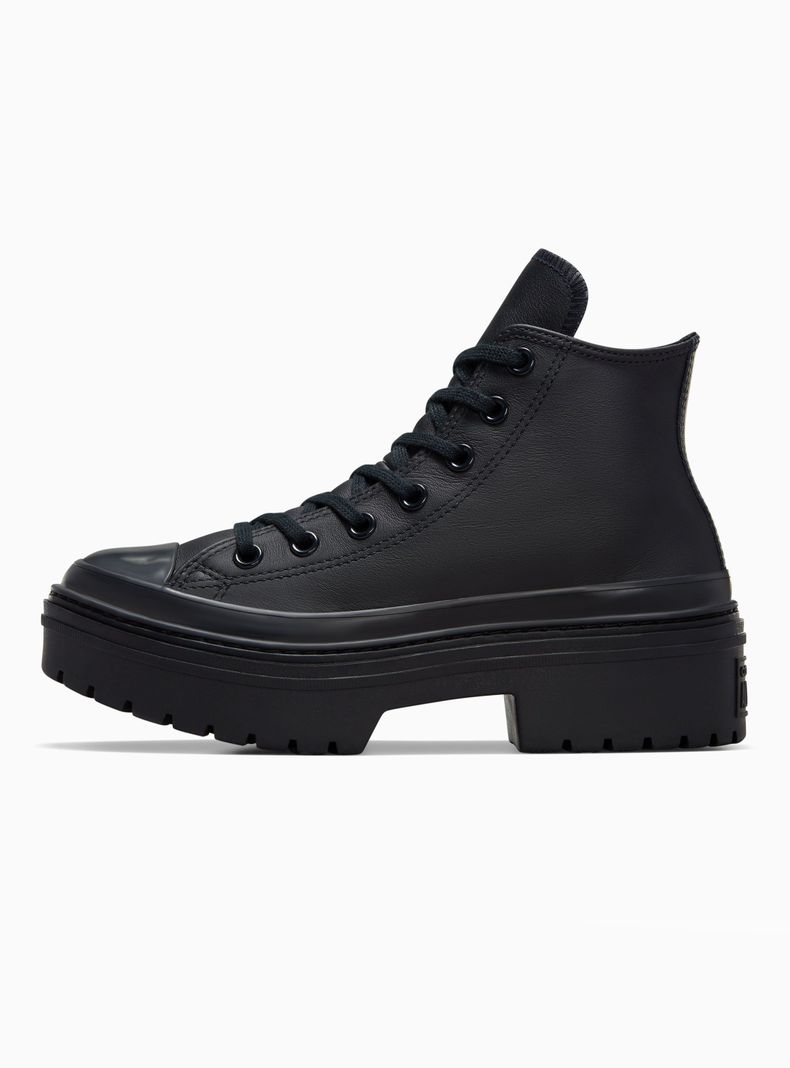 Zapatilla Urbana Cuero Chuck All Star Lugged Heel Mujer-1