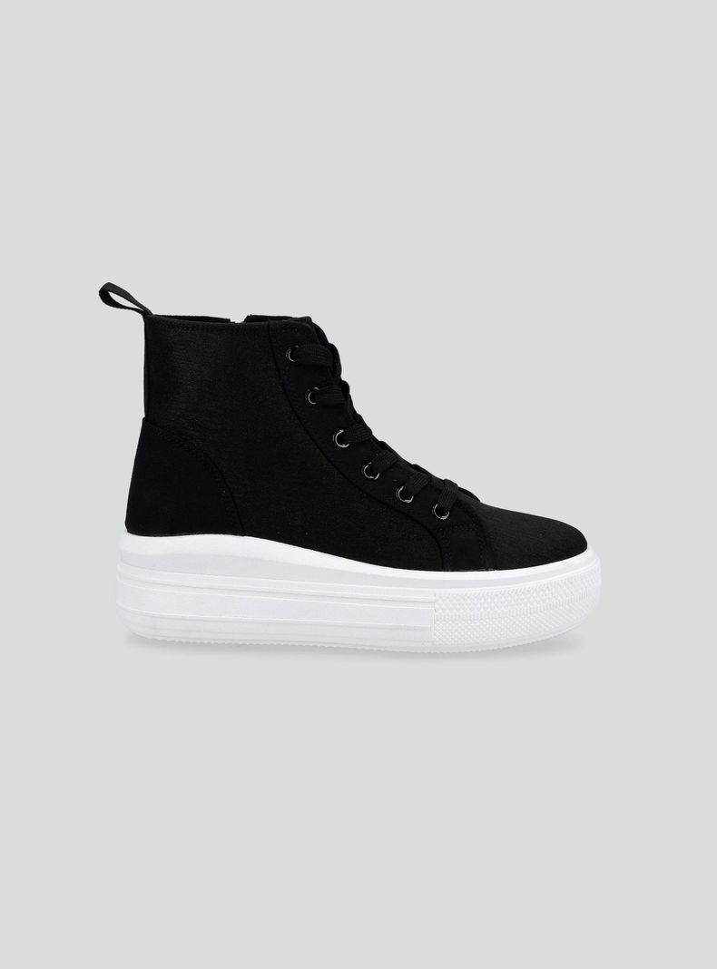 Zapatilla Urbana Niña Plataforma y Caña Alta-1
