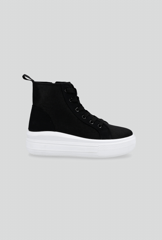 Zapatilla Urbana Niña Plataforma y Caña Alta-4