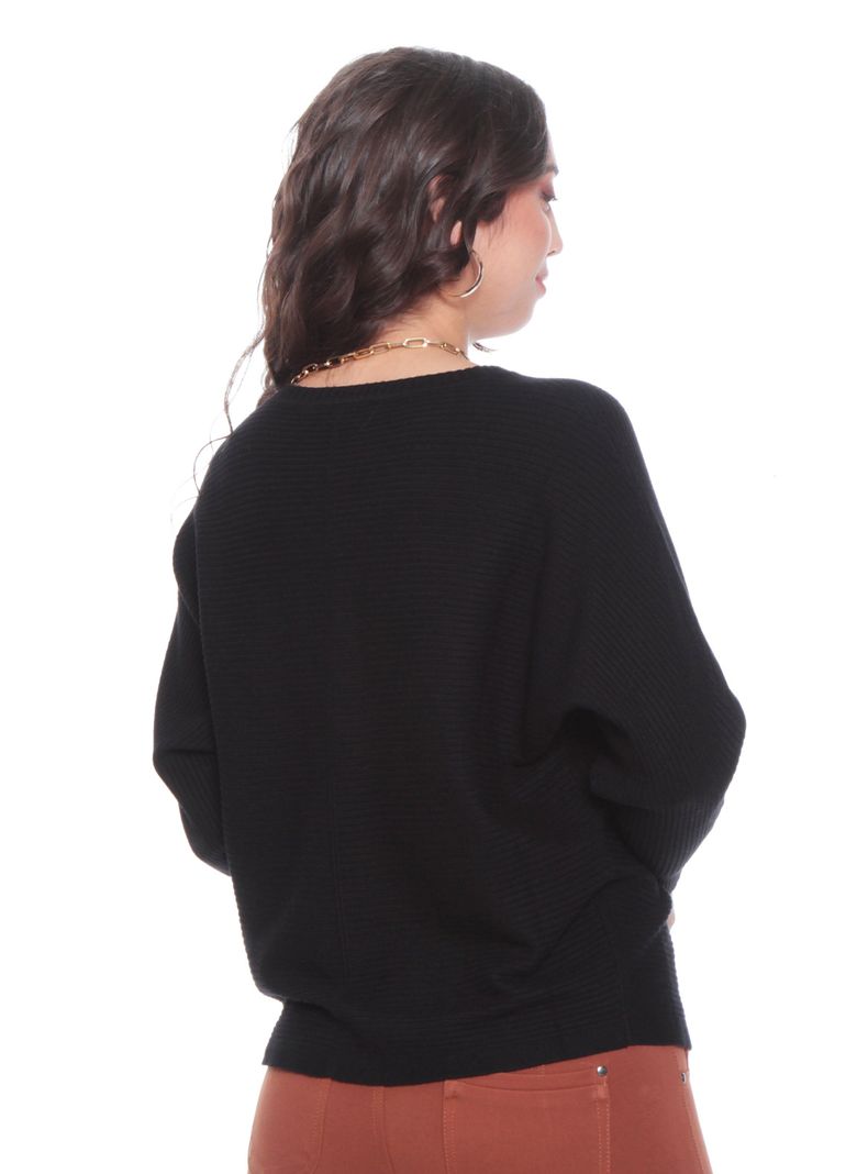 Sweater Escote Redondo Manga 3/4-1