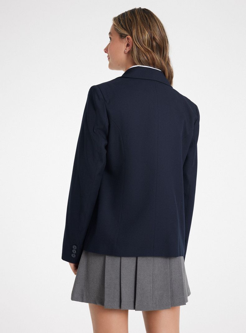 Chaqueta Blazer Azul Talla 38 A 52-1