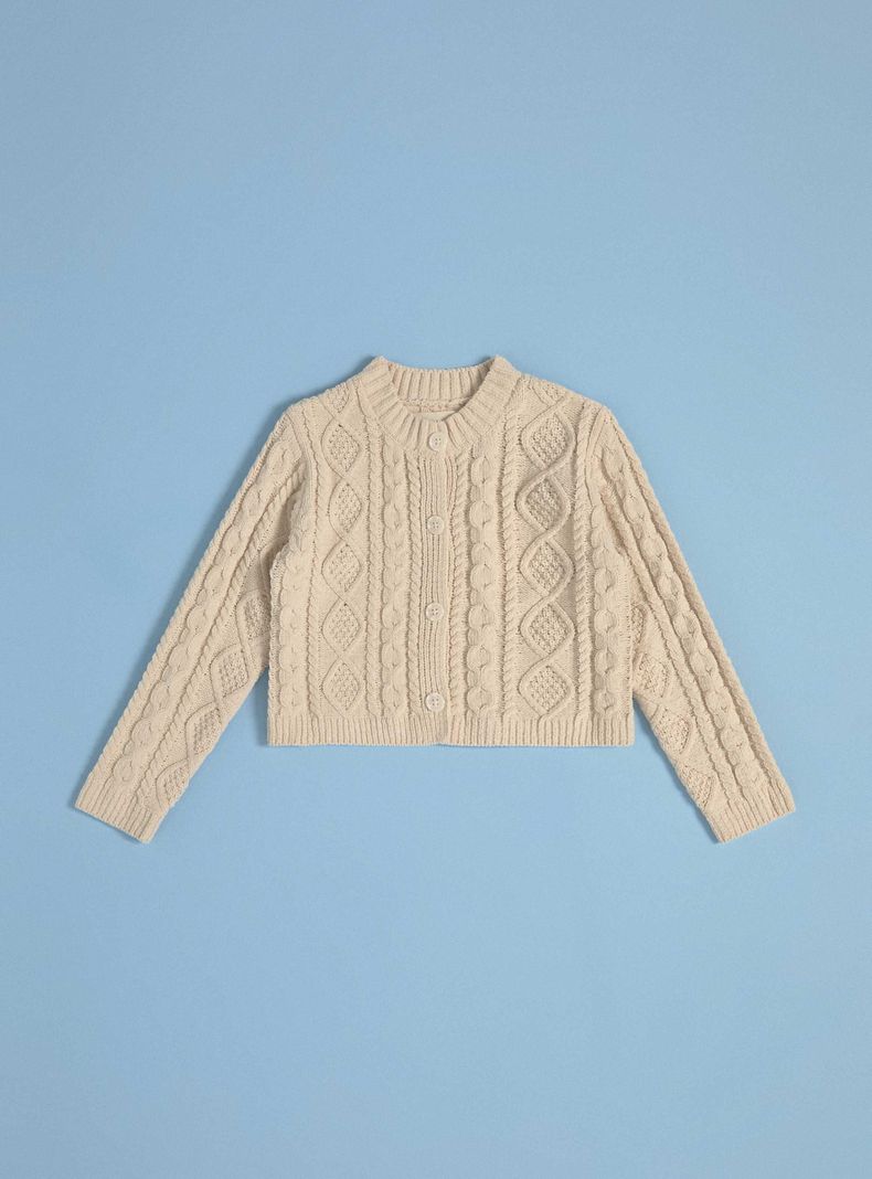 Chaleco Botones Chenille-2
