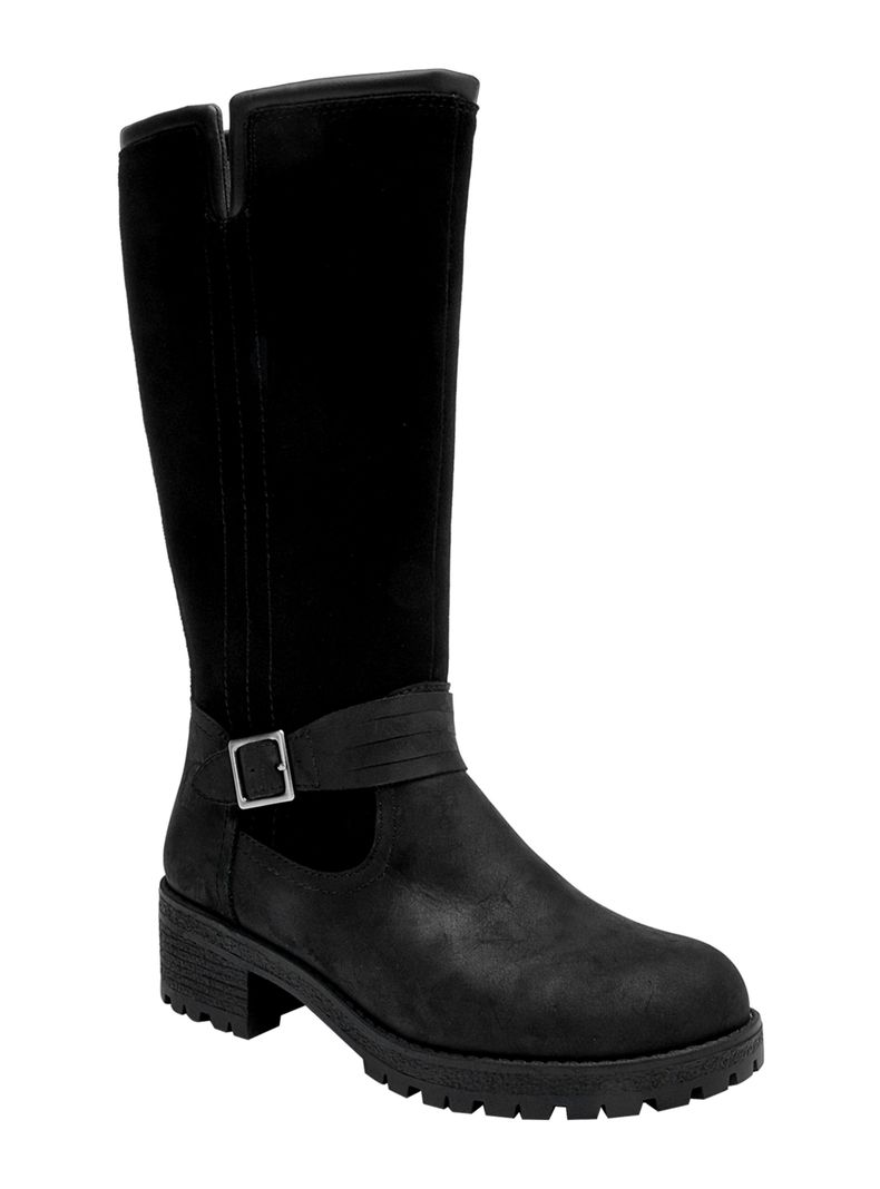 Bota Larga Wl037 Cuero Mujer-1