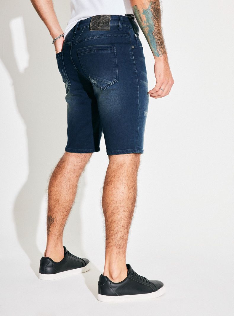 Bermuda Knit Denim Oscuro-1