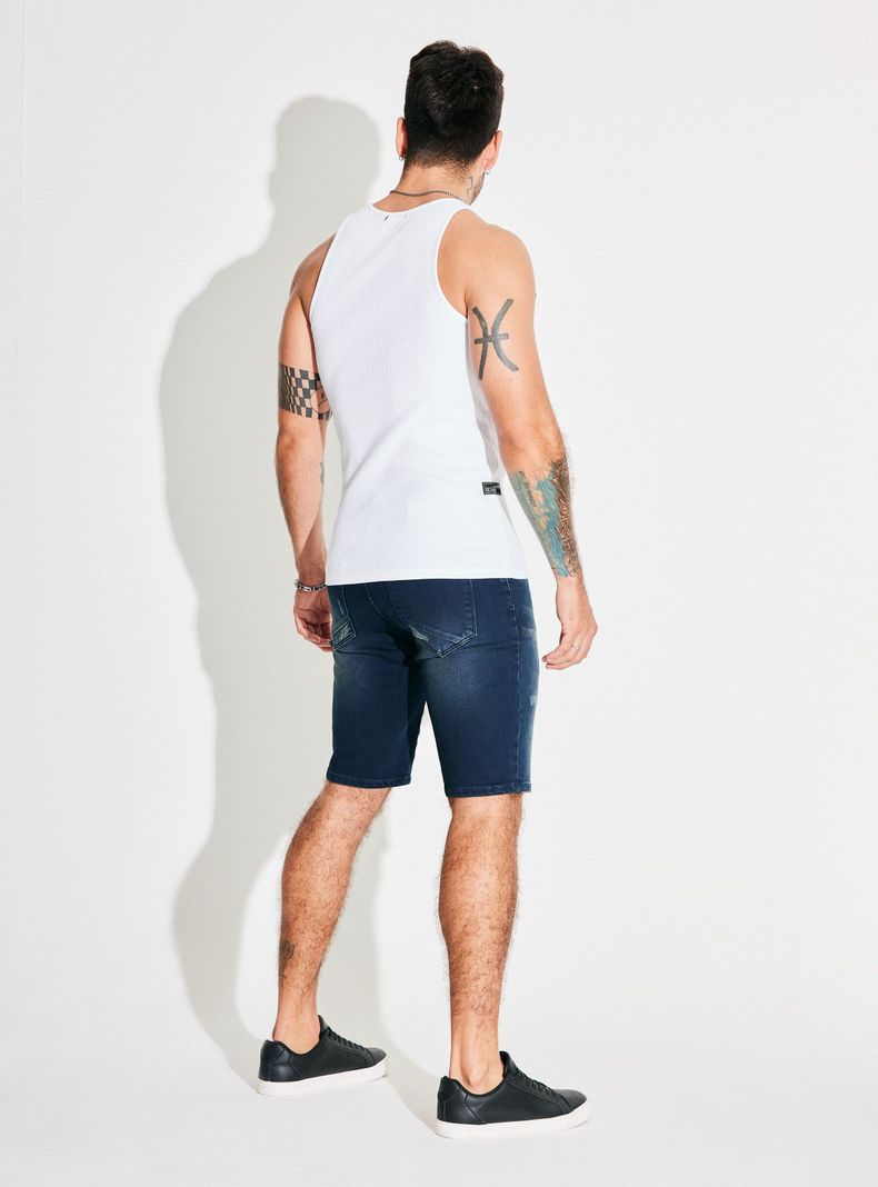 Bermuda Knit Denim Oscuro-5