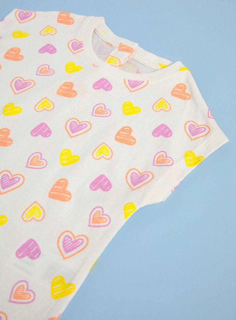 Polera Estampada con Manga Corta-2