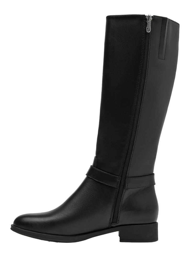 Bota Lisa Correa Cruzada L071 Cuero Mujer-2