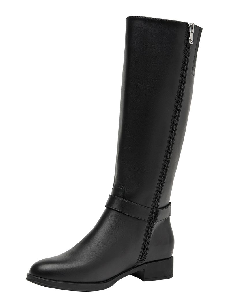 Bota Lisa Correa Cruzada L071 Cuero Mujer-3