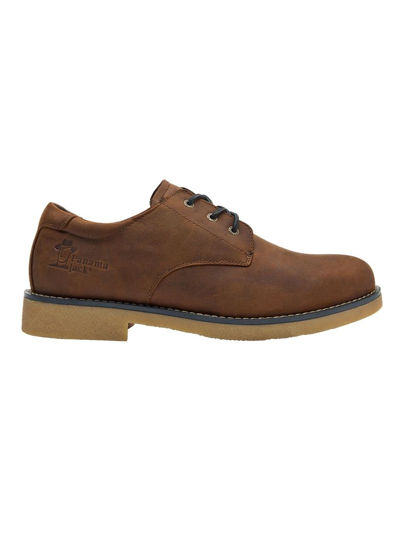 Zapato Casual Acordonado Pl027 Cuero Hombre-0