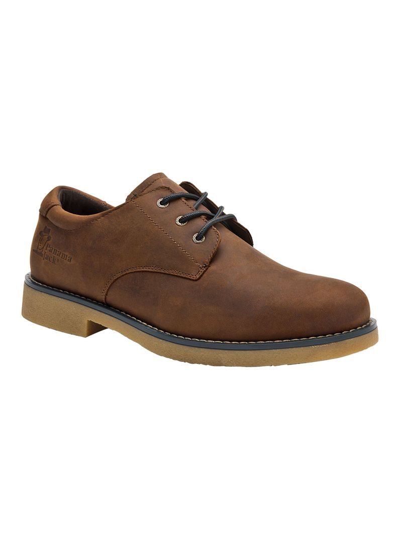 Zapato Casual Acordonado Pl027 Cuero Hombre-1