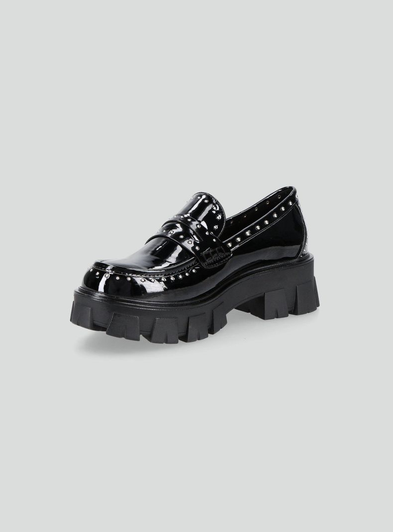 Mocasín Tachas Plataforma Mujer-2