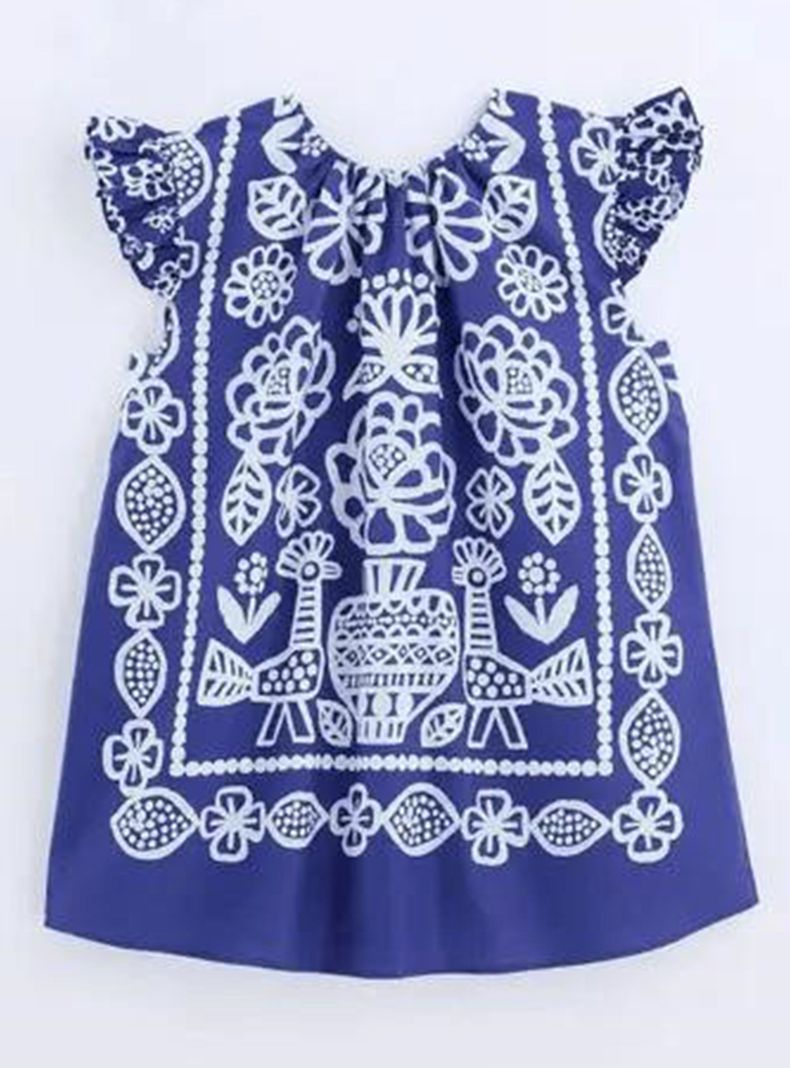 Vestido Corto con Vuelos-0