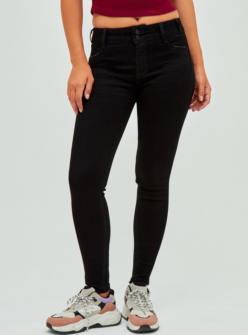 Jeans Básico Skinny Push Up-0