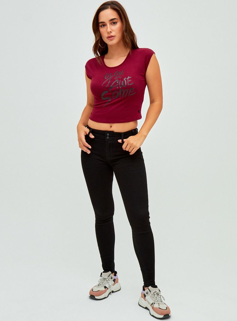 Jeans Básico Skinny Push Up-3
