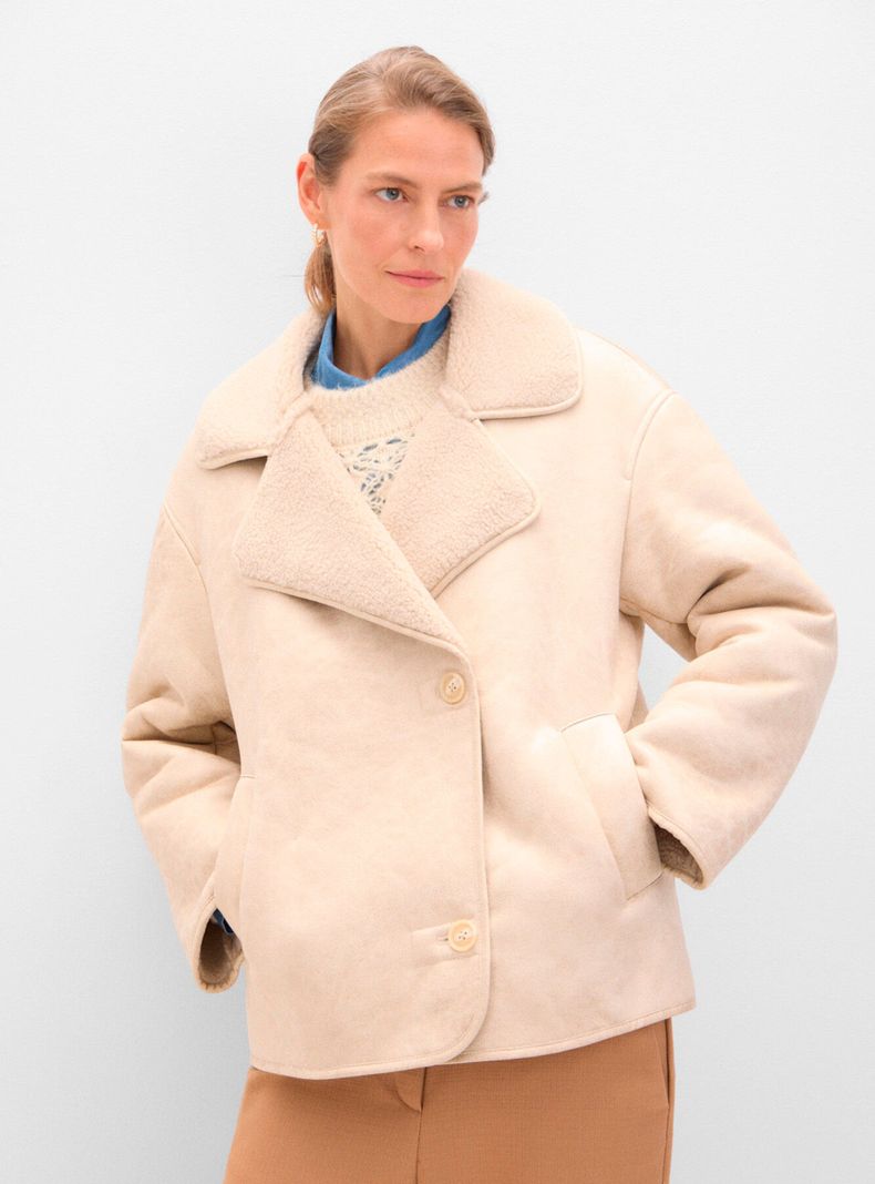 Chaqueta Efecto Doble Faz-0