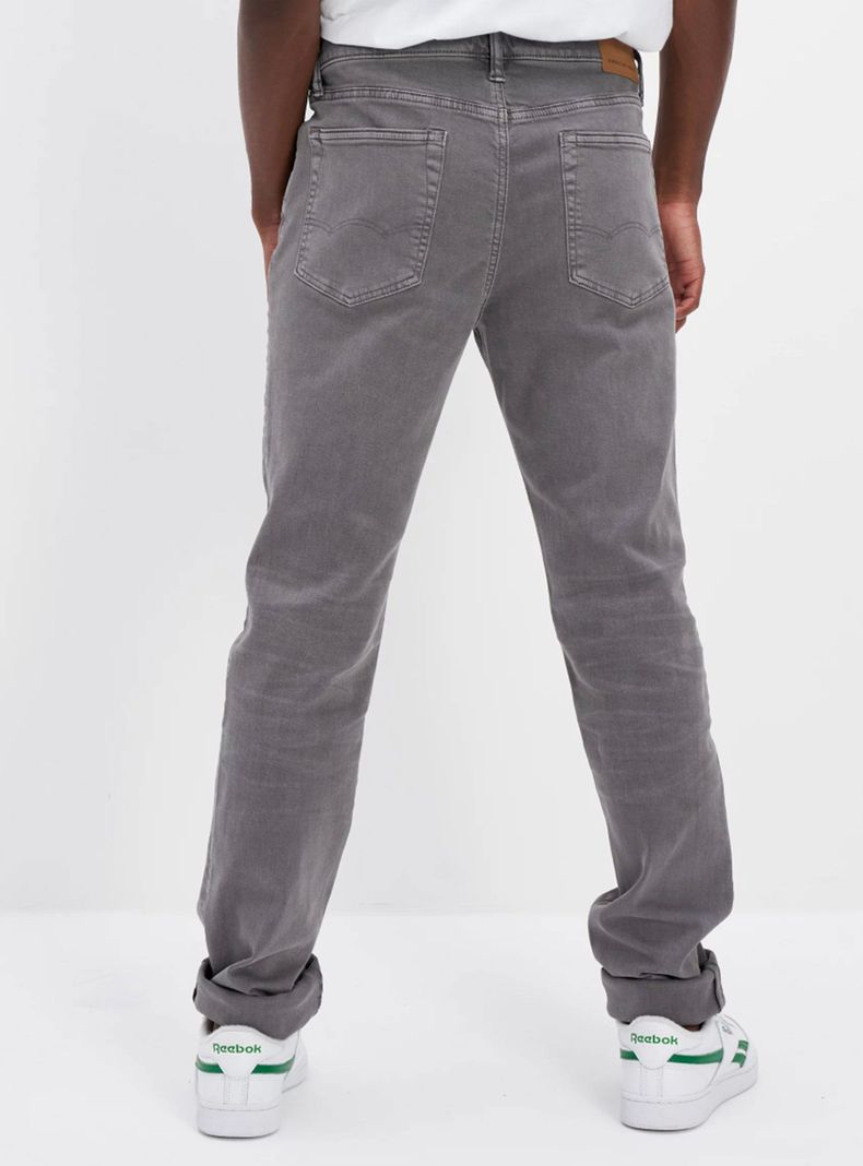 Jeans Airflex Slim Straight Gris-1