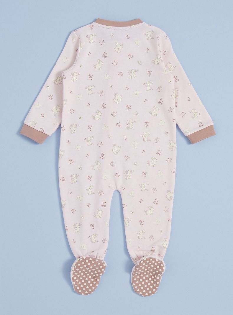 Pijamas Estampado con Cierre Delantero-1